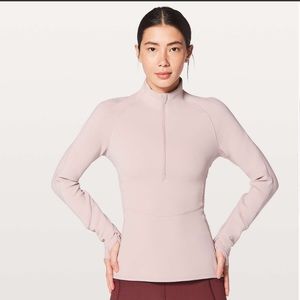 NWOT Lululemon weather or not jacket in porcelain pink. Never worn